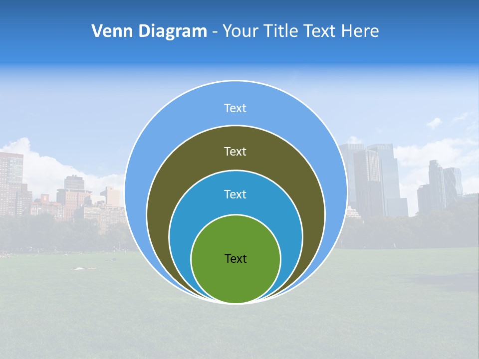 Landscape Space Green PowerPoint Template