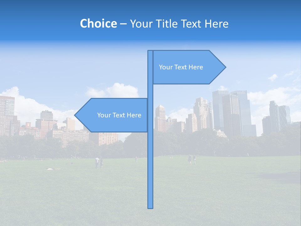 Landscape Space Green PowerPoint Template