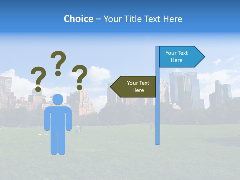 Landscape Space Green PowerPoint Template