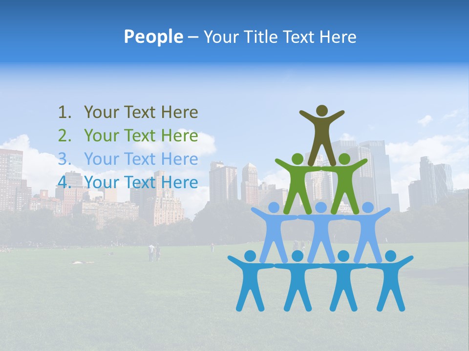 Landscape Space Green PowerPoint Template