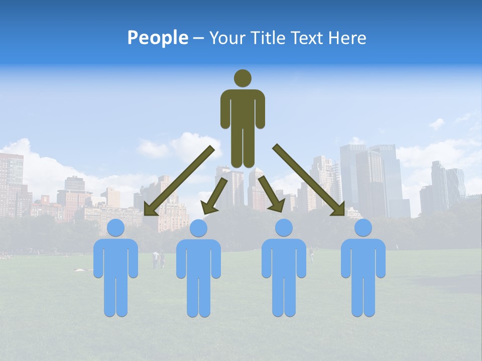 Landscape Space Green PowerPoint Template