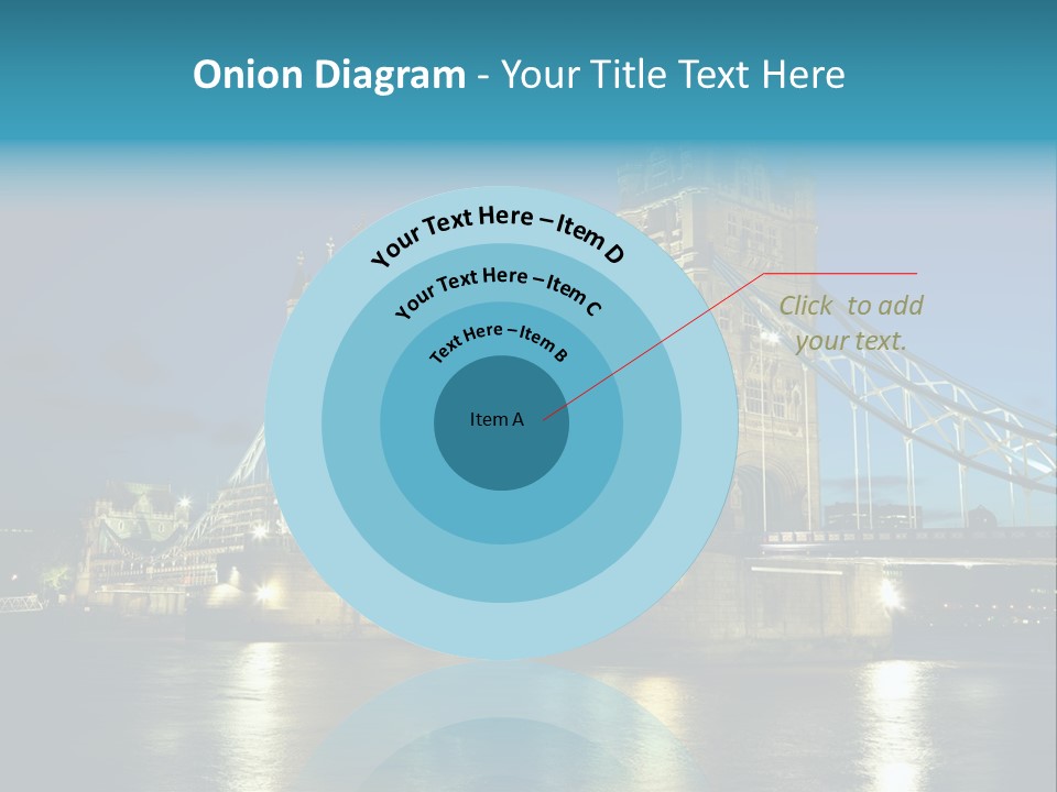 Architecture Bridge City Dark Dusk Late Lights London Ni Attraction Landmark PowerPoint Template