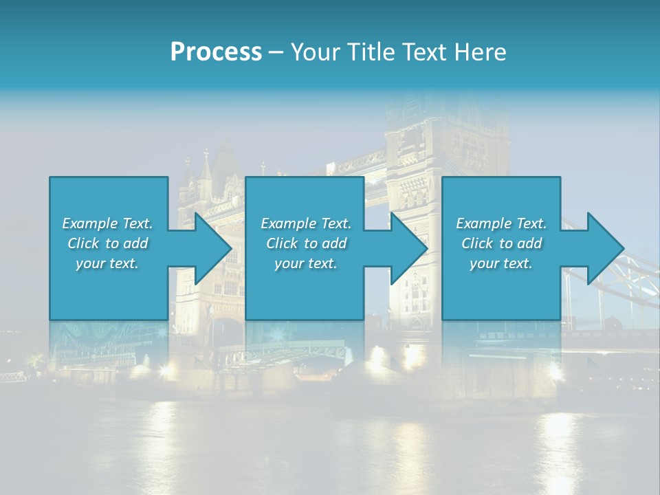 Architecture Bridge City Dark Dusk Late Lights London Ni Attraction Landmark PowerPoint Template