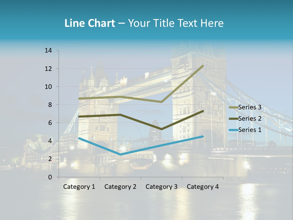 Architecture Bridge City Dark Dusk Late Lights London Ni Attraction Landmark PowerPoint Template