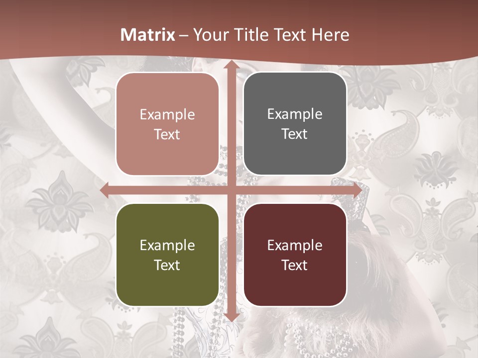 Woman Girl Classic PowerPoint Template