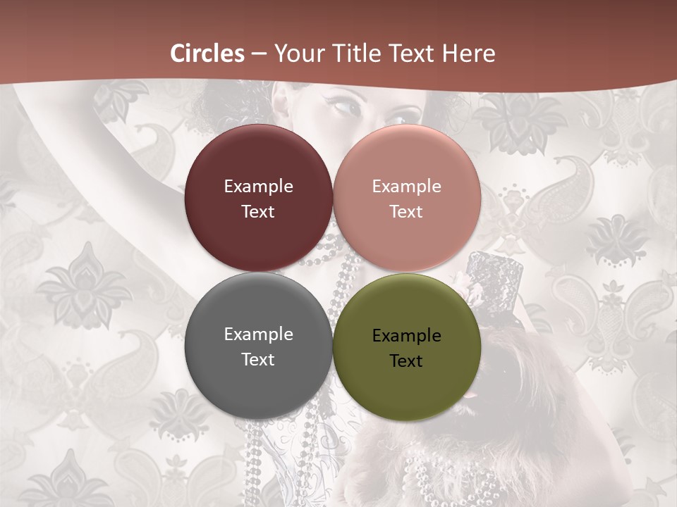 Woman Girl Classic PowerPoint Template