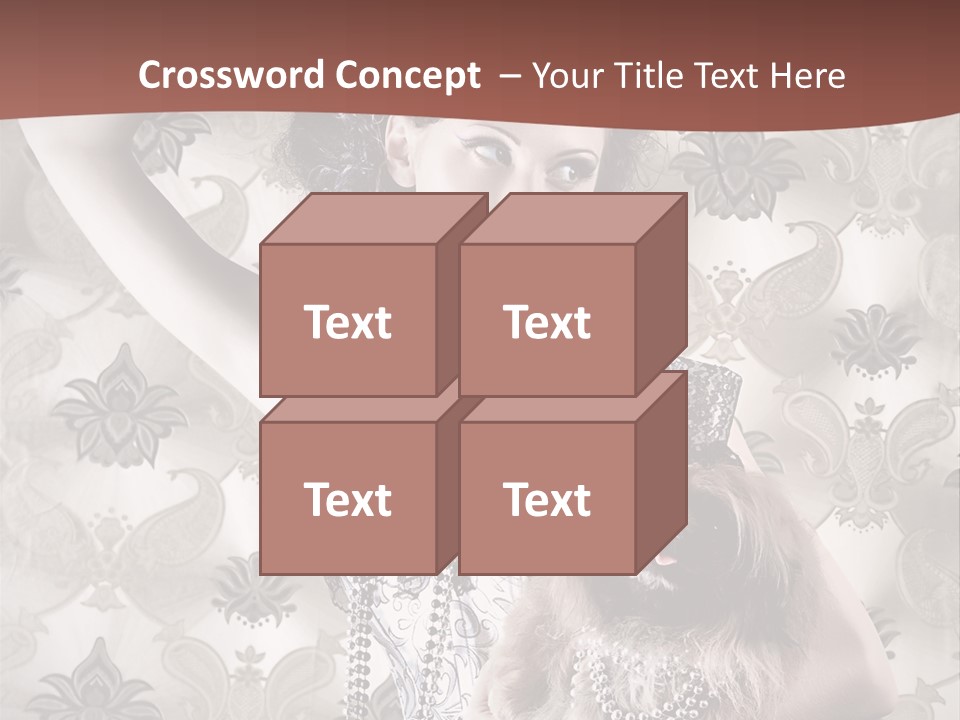 Woman Girl Classic PowerPoint Template