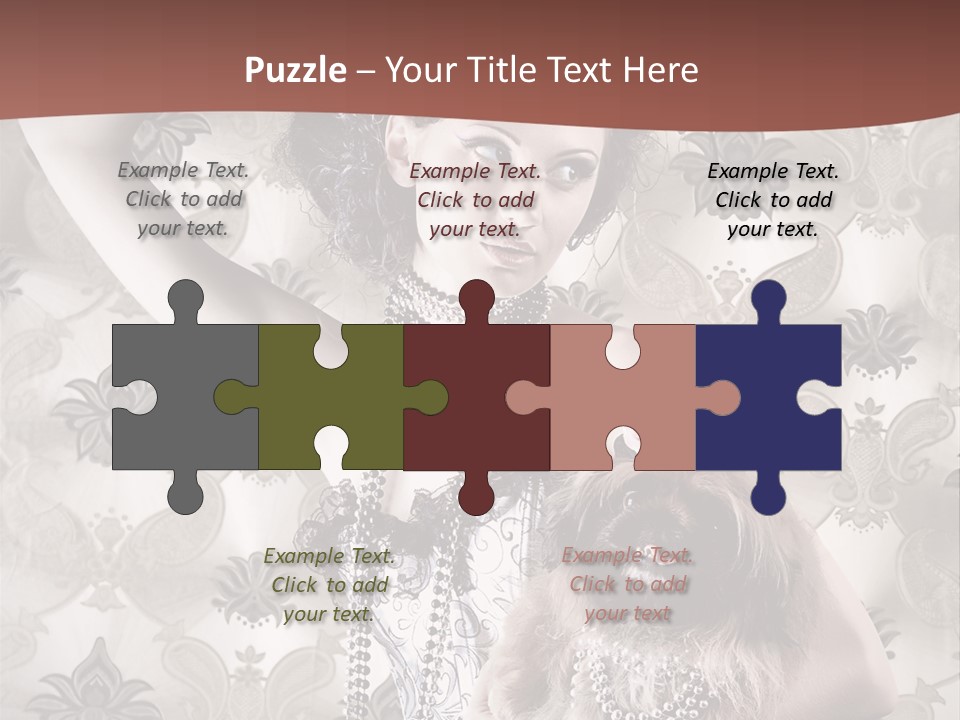Woman Girl Classic PowerPoint Template
