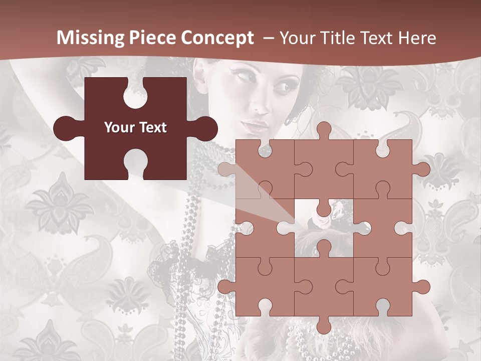 Woman Girl Classic PowerPoint Template