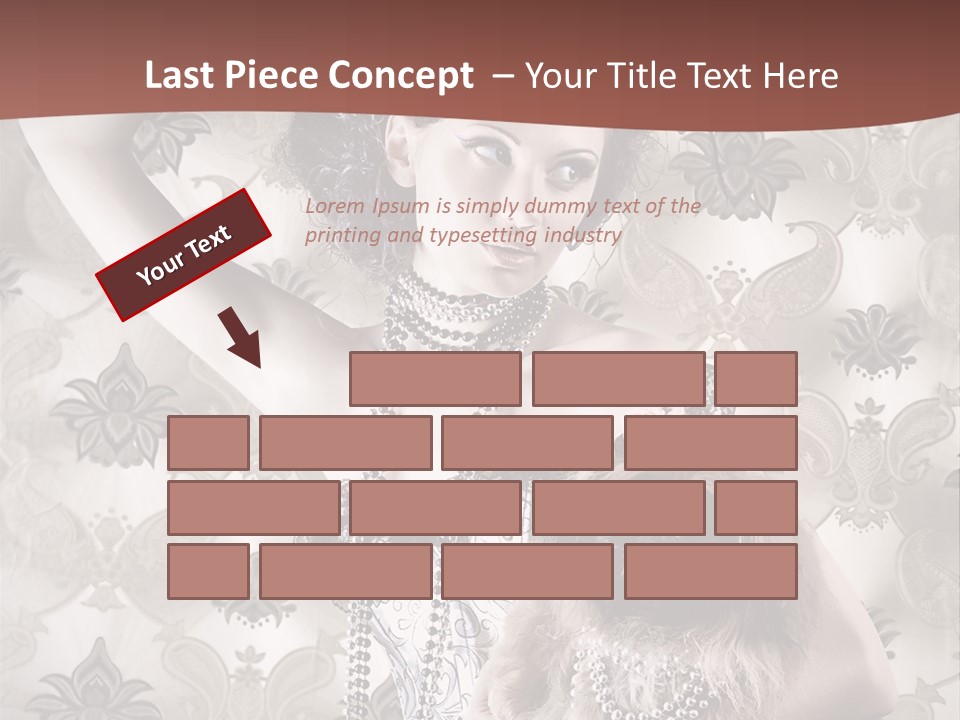 Woman Girl Classic PowerPoint Template