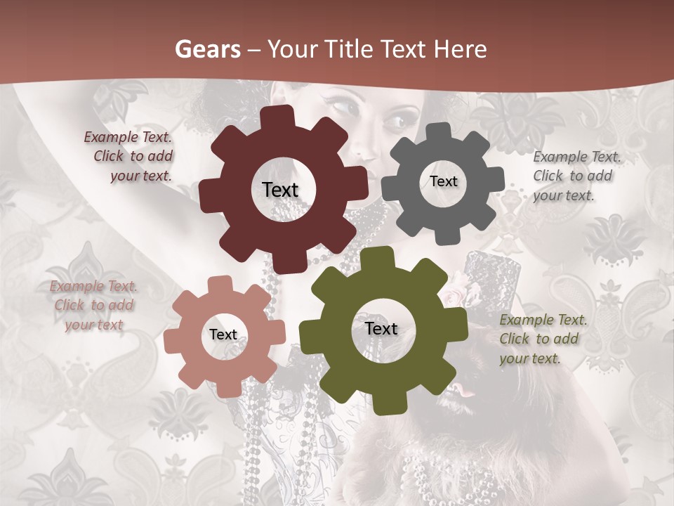 Woman Girl Classic PowerPoint Template