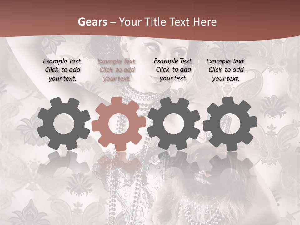 Woman Girl Classic PowerPoint Template