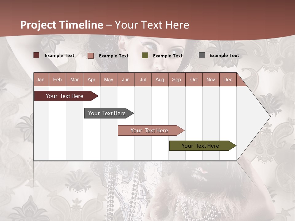Woman Girl Classic PowerPoint Template