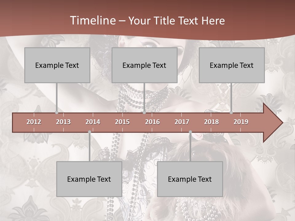 Woman Girl Classic PowerPoint Template