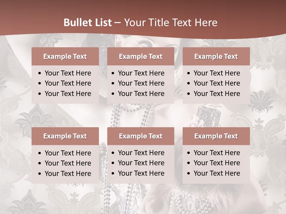 Woman Girl Classic PowerPoint Template