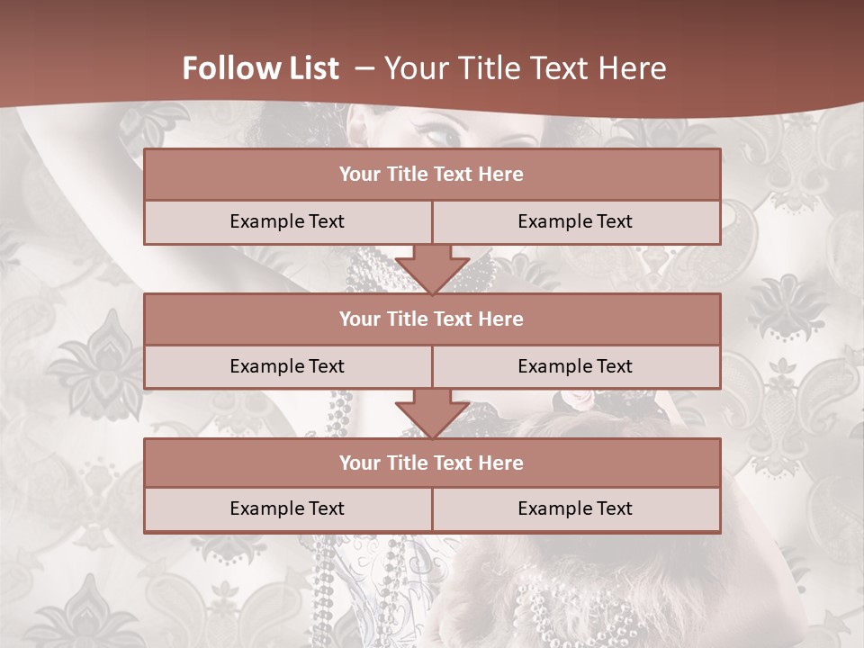 Woman Girl Classic PowerPoint Template