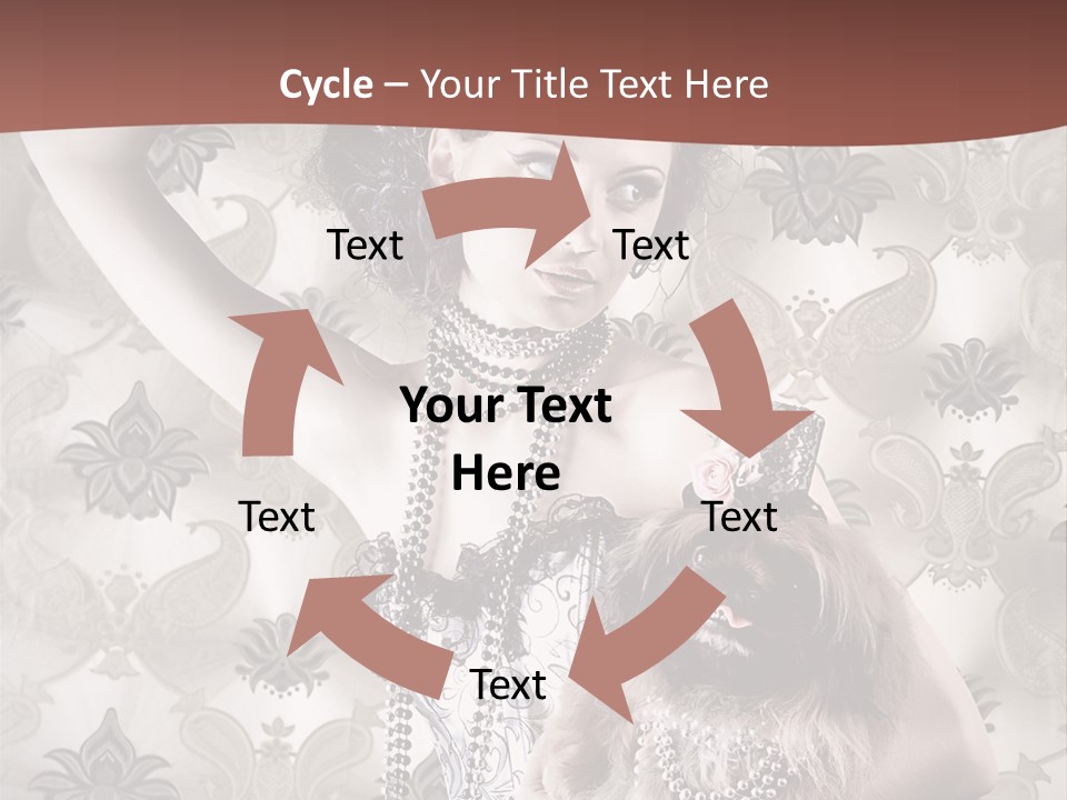 Woman Girl Classic PowerPoint Template