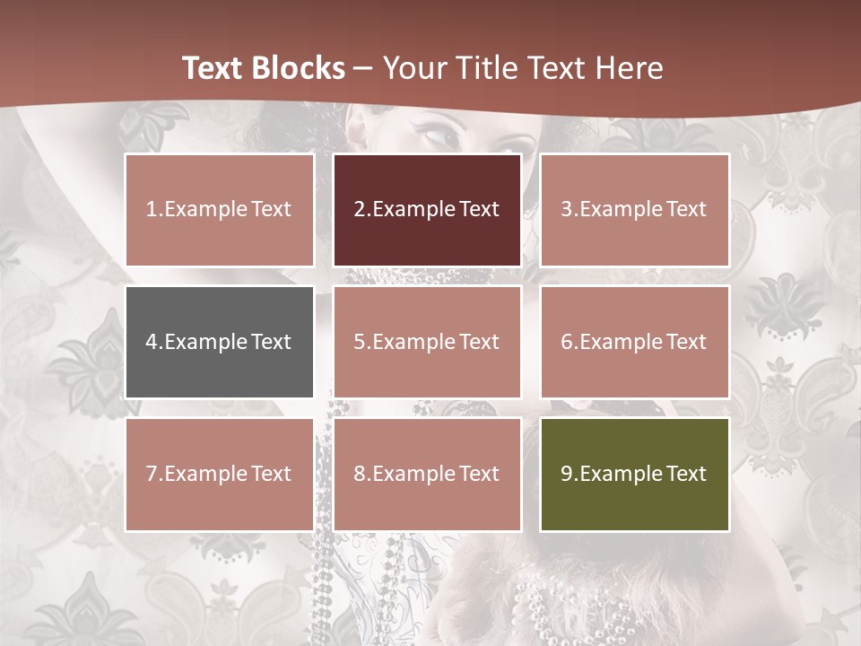 Woman Girl Classic PowerPoint Template