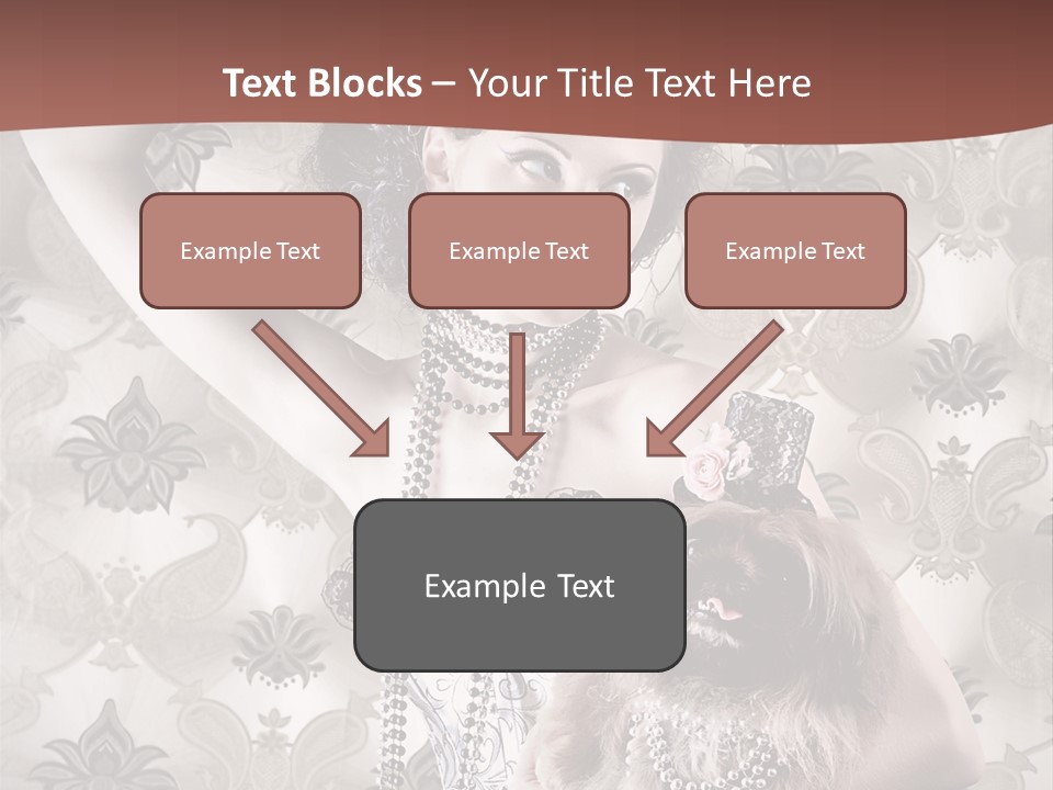 Woman Girl Classic PowerPoint Template