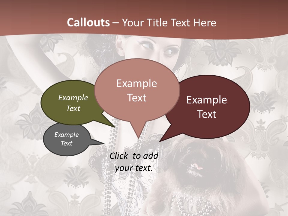 Woman Girl Classic PowerPoint Template