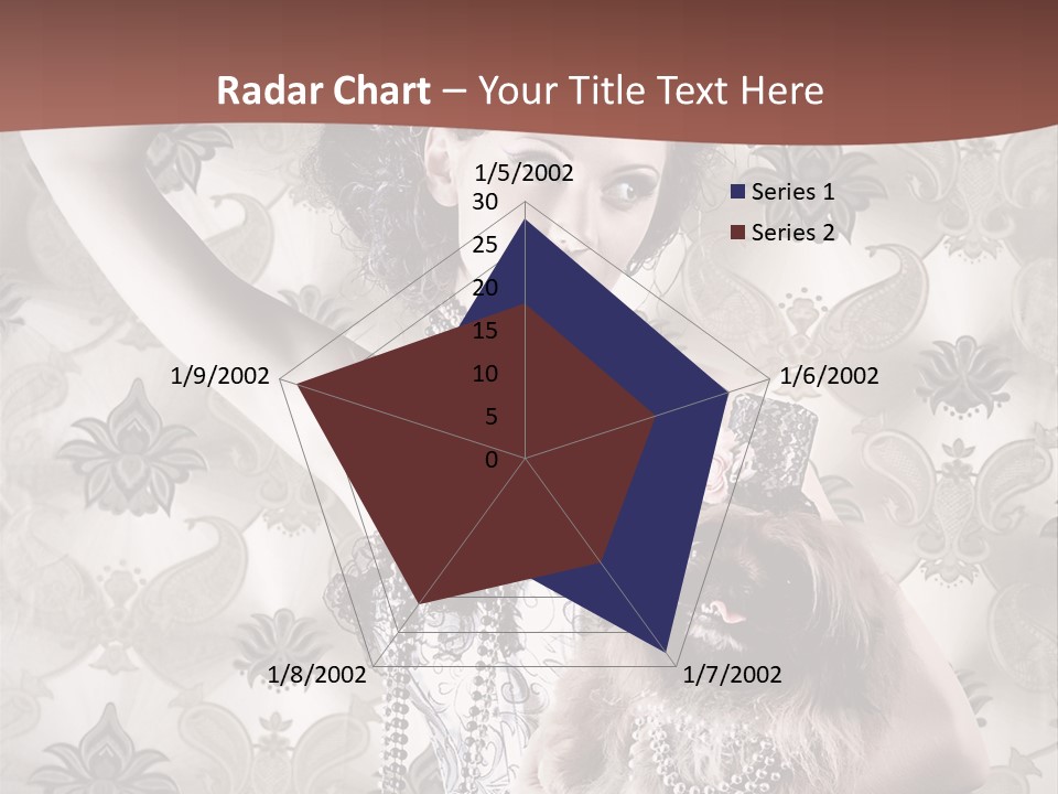 Woman Girl Classic PowerPoint Template