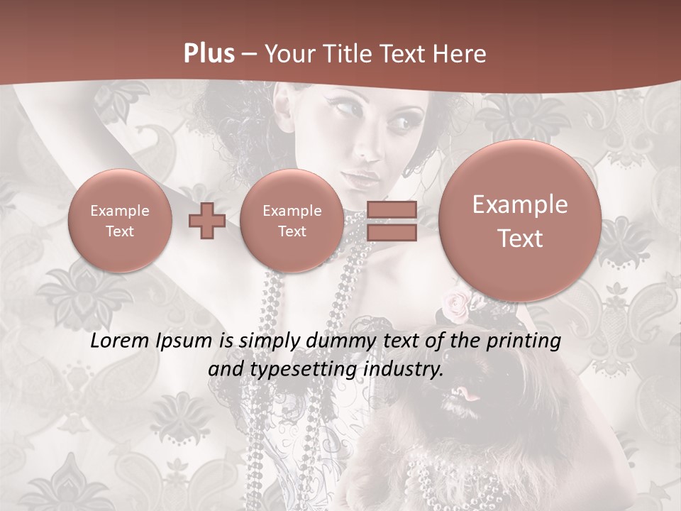 Woman Girl Classic PowerPoint Template