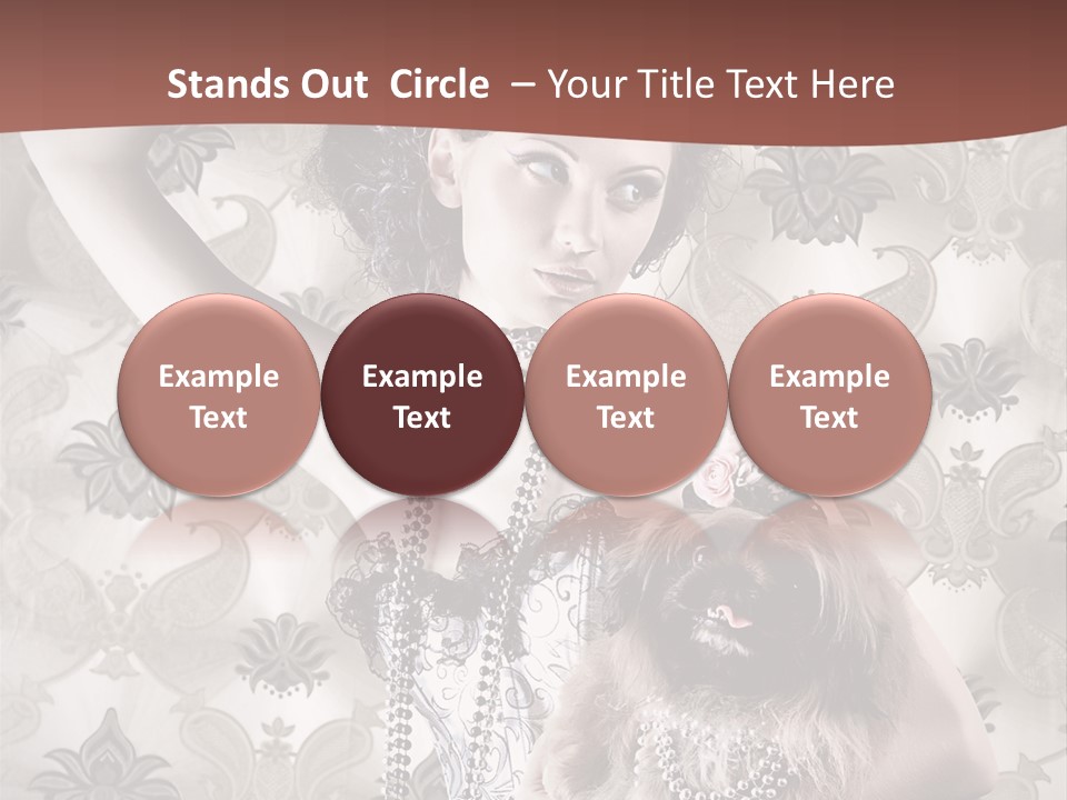 Woman Girl Classic PowerPoint Template