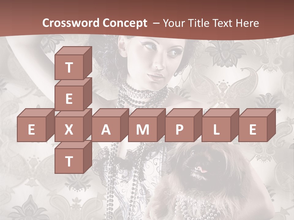 Woman Girl Classic PowerPoint Template