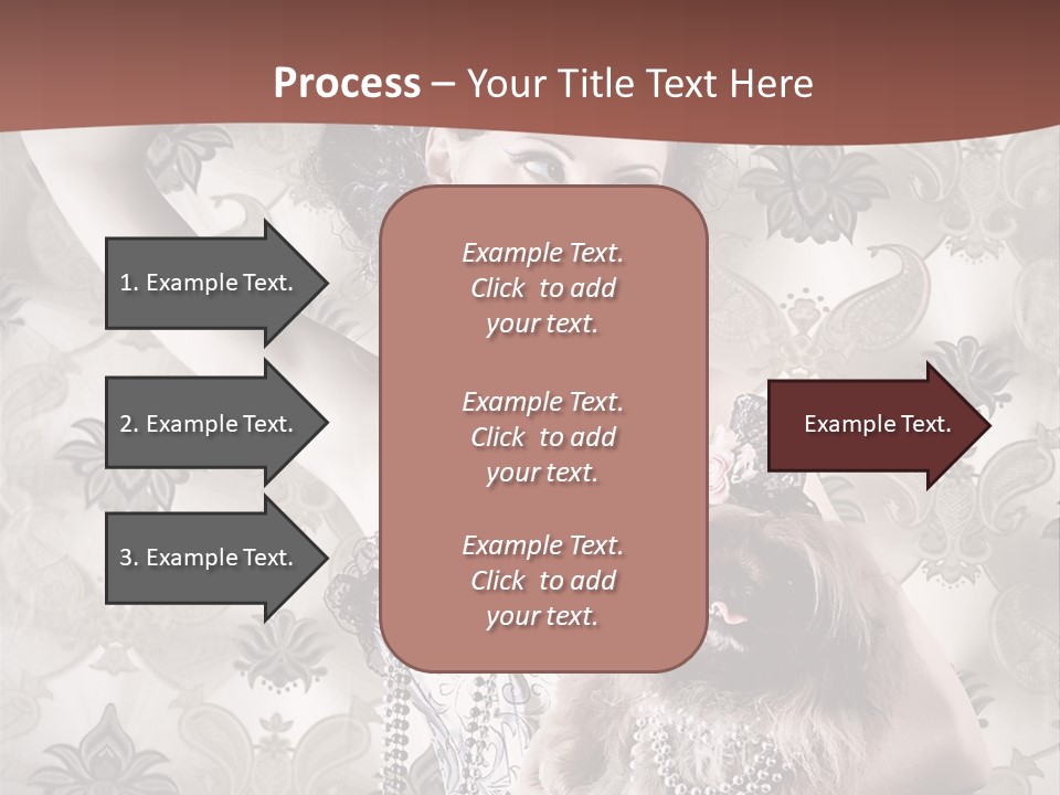 Woman Girl Classic PowerPoint Template