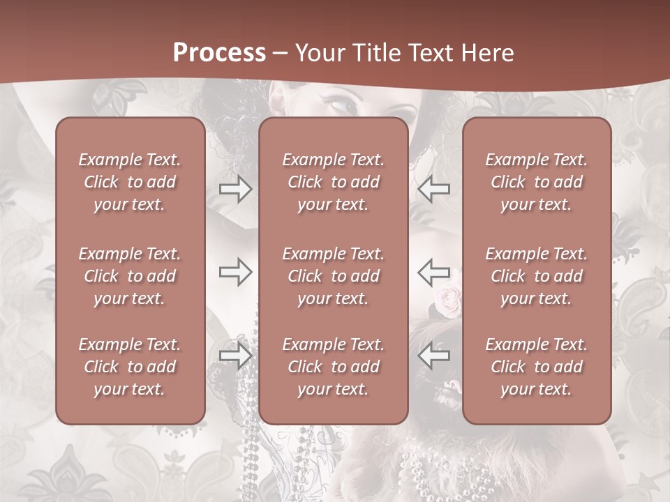 Woman Girl Classic PowerPoint Template