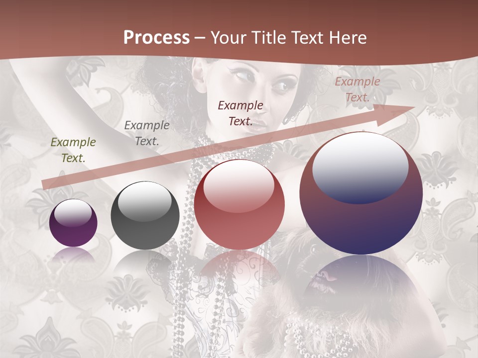 Woman Girl Classic PowerPoint Template