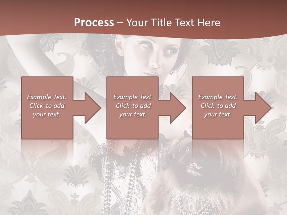 Woman Girl Classic PowerPoint Template