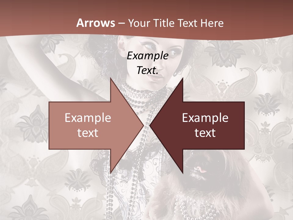 Woman Girl Classic PowerPoint Template