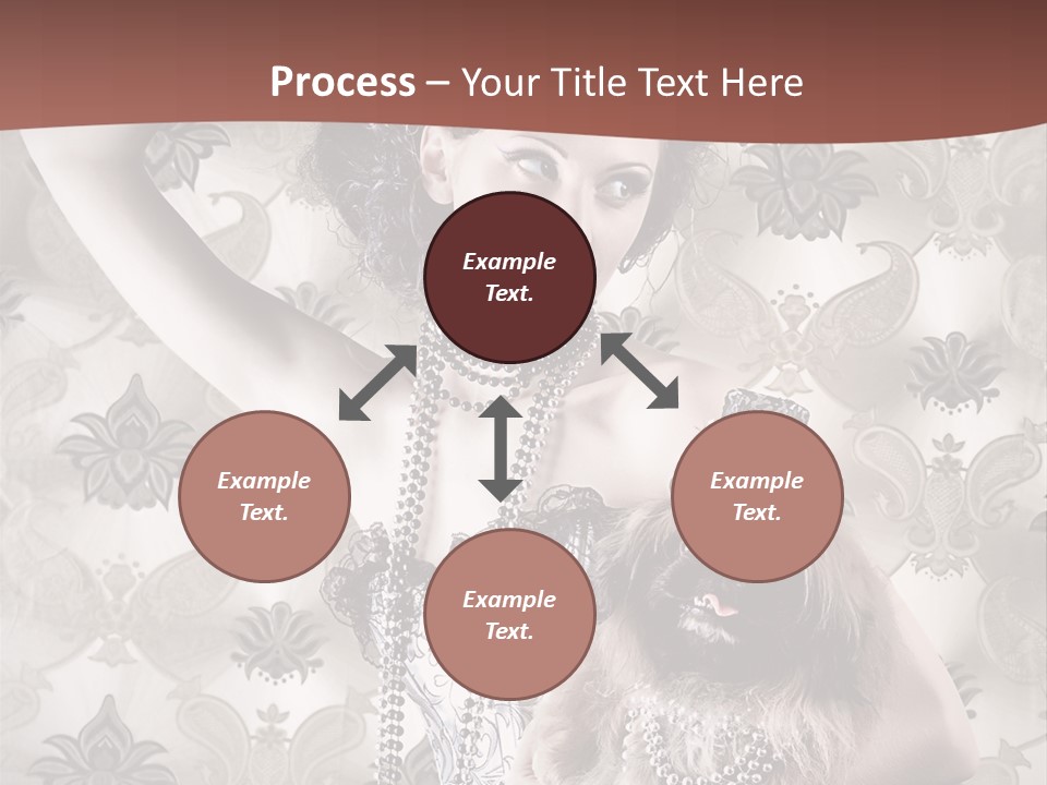 Woman Girl Classic PowerPoint Template