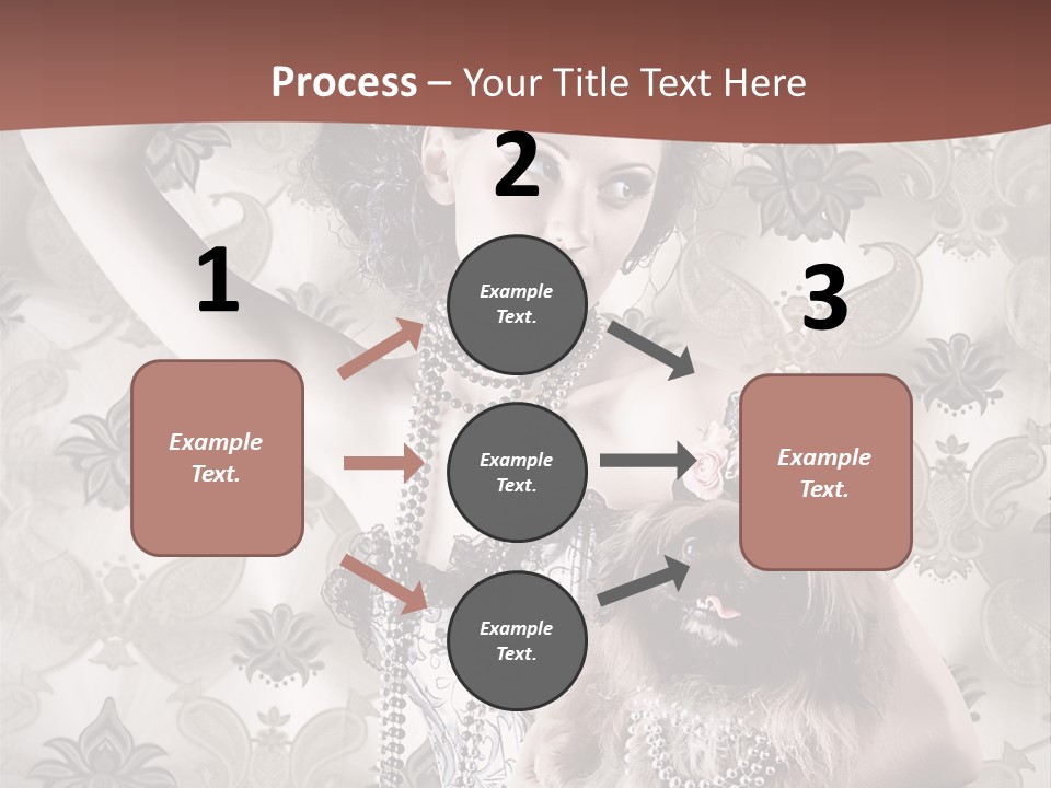 Woman Girl Classic PowerPoint Template