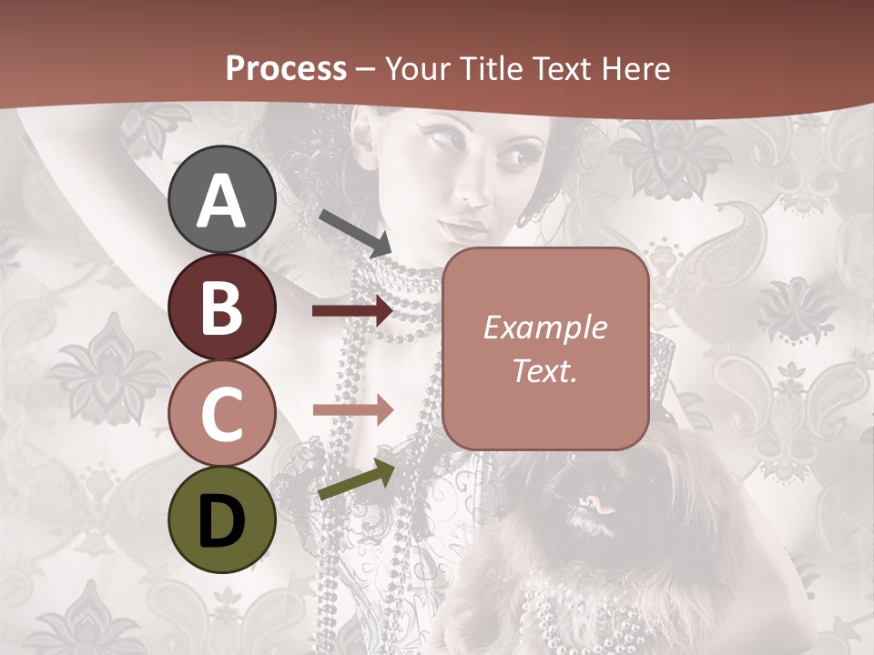 Woman Girl Classic PowerPoint Template