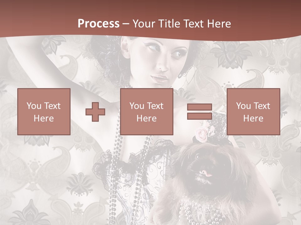 Woman Girl Classic PowerPoint Template