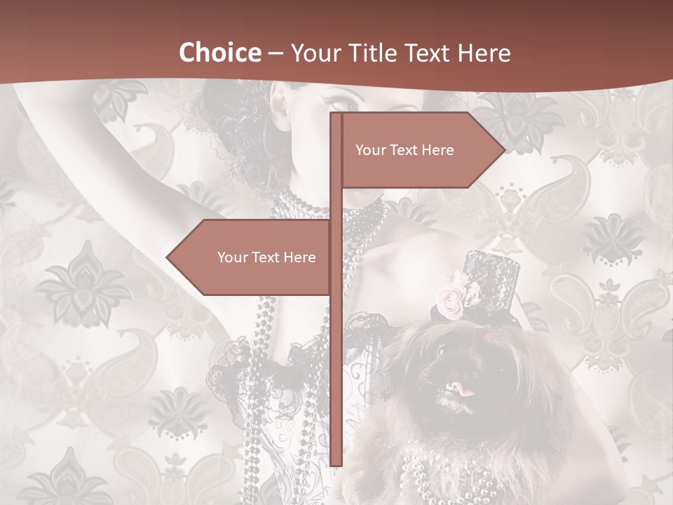 Woman Girl Classic PowerPoint Template