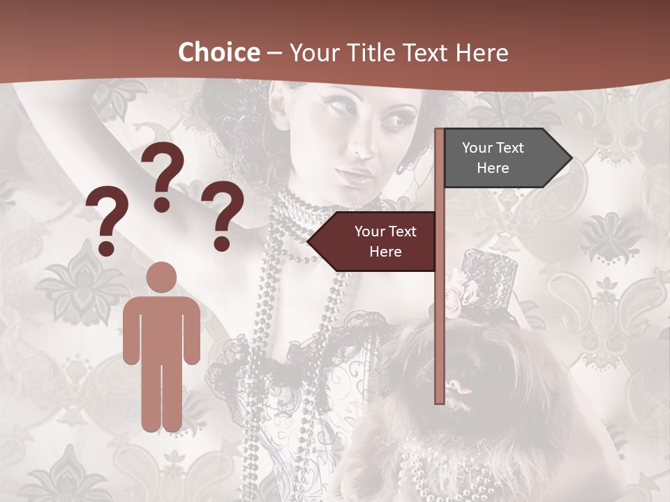 Woman Girl Classic PowerPoint Template