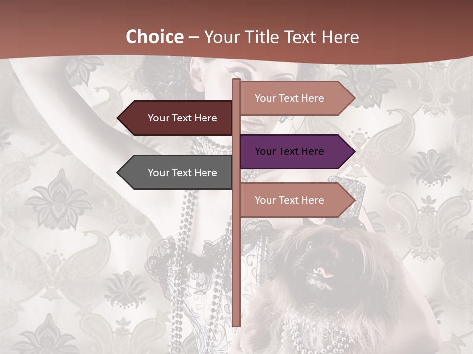 Woman Girl Classic PowerPoint Template
