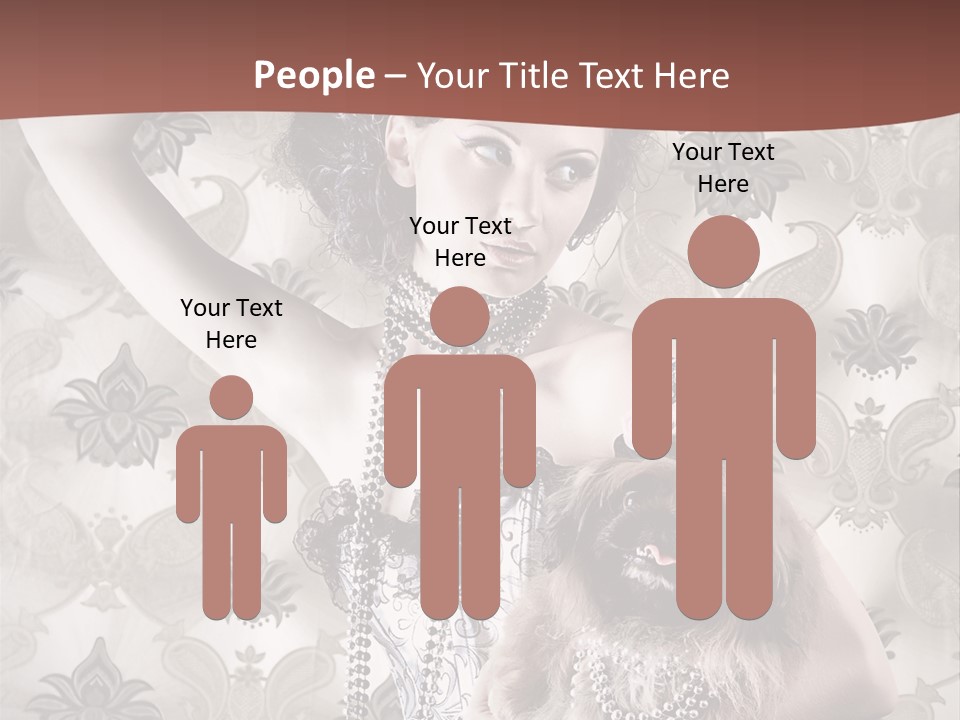 Woman Girl Classic PowerPoint Template