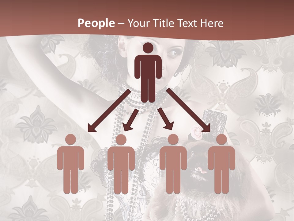 Woman Girl Classic PowerPoint Template