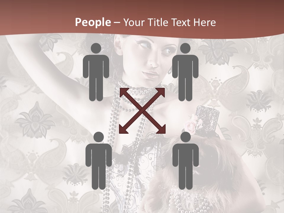 Woman Girl Classic PowerPoint Template