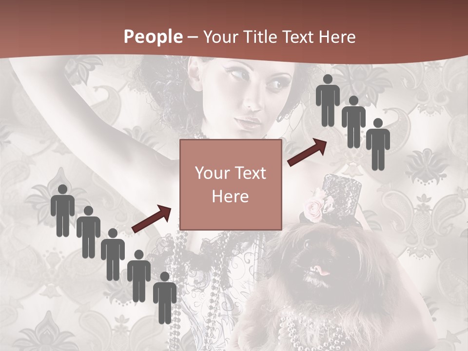 Woman Girl Classic PowerPoint Template