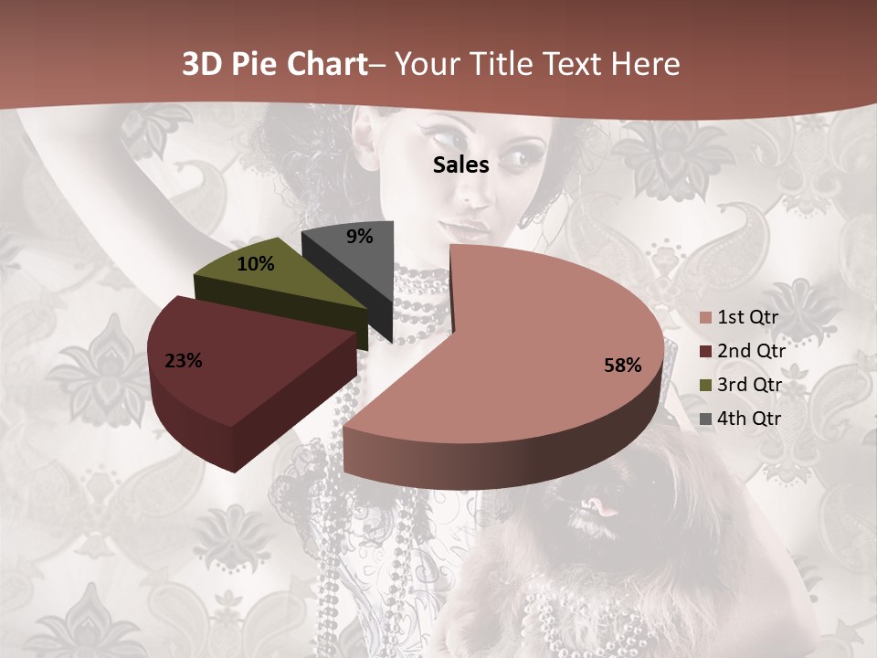 Woman Girl Classic PowerPoint Template