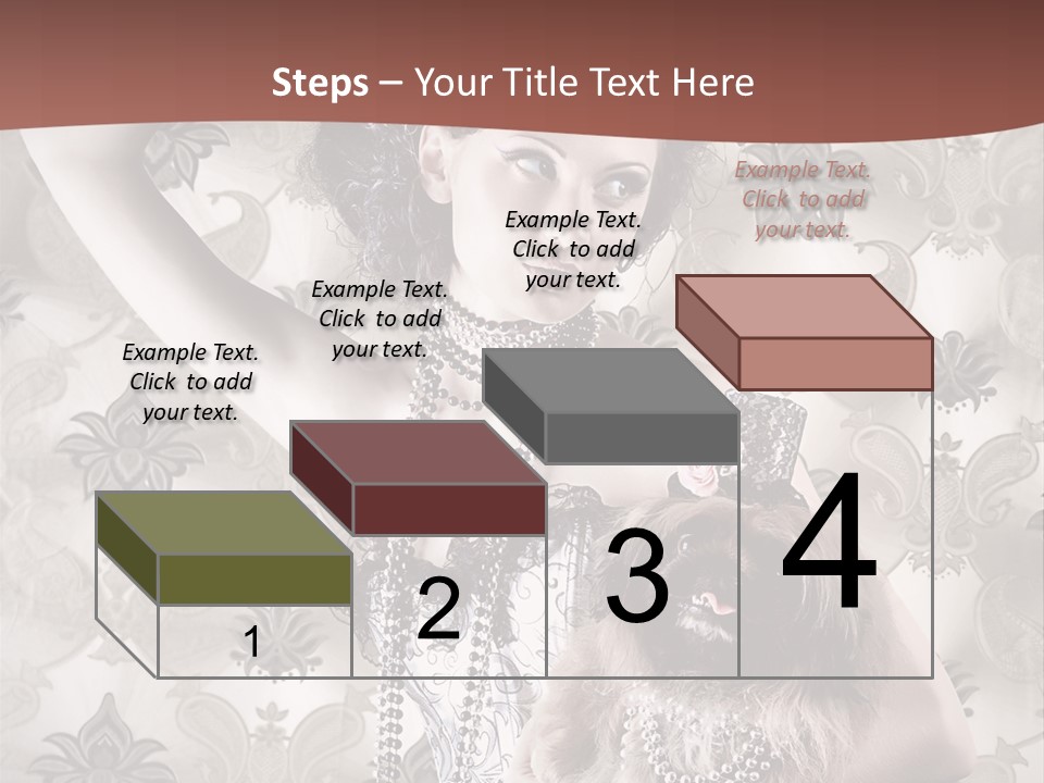 Woman Girl Classic PowerPoint Template