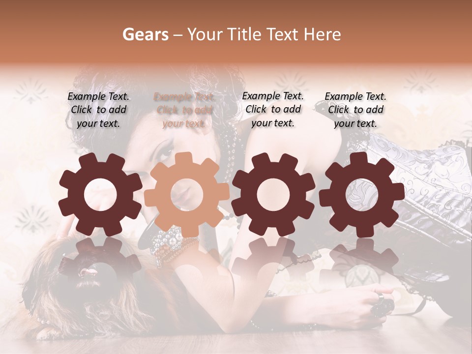 Nostalgia Style Floor PowerPoint Template