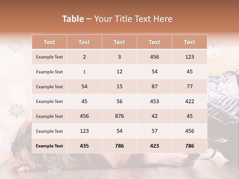 Nostalgia Style Floor PowerPoint Template