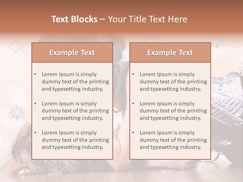 Nostalgia Style Floor PowerPoint Template