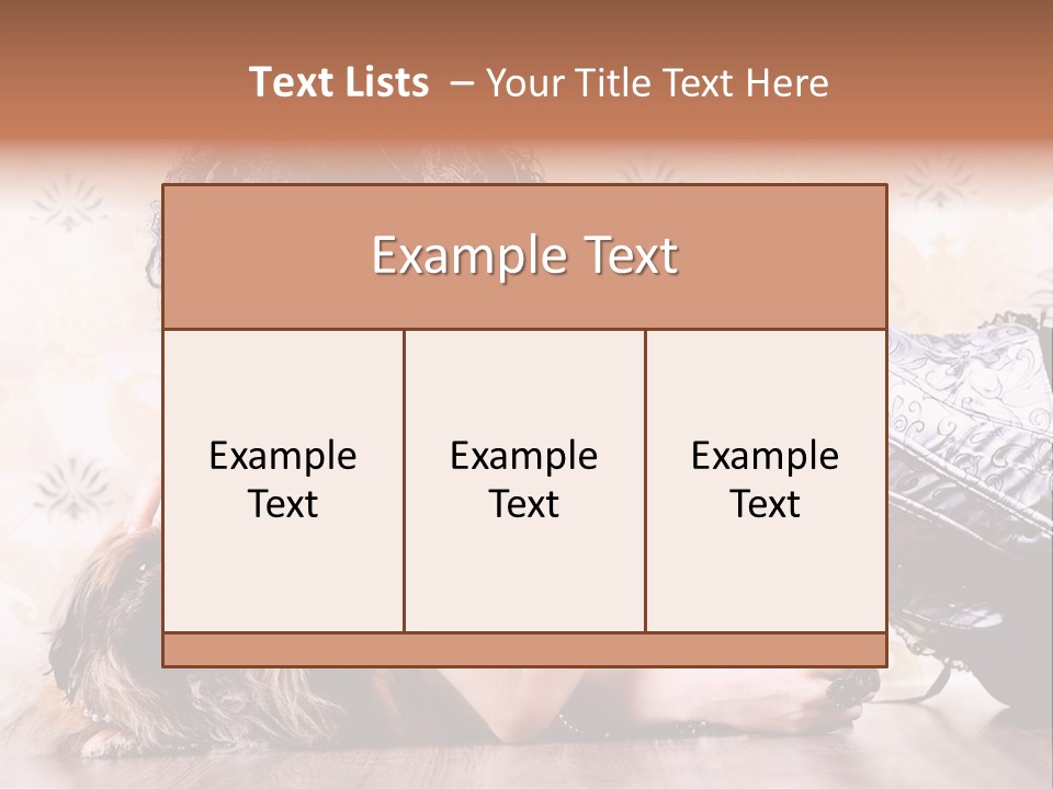 Nostalgia Style Floor PowerPoint Template